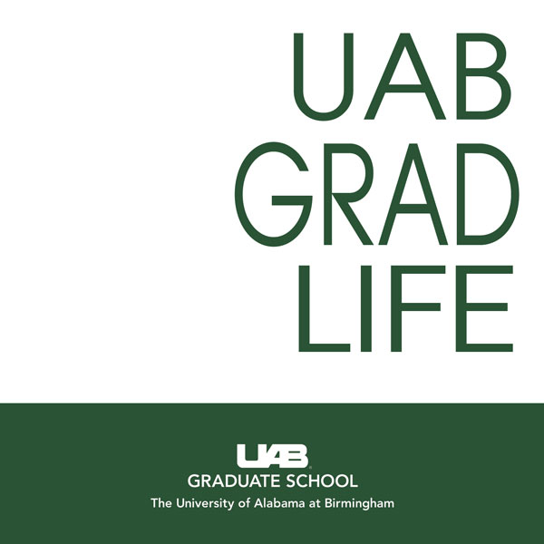 UAB Grad Life podcast logo.