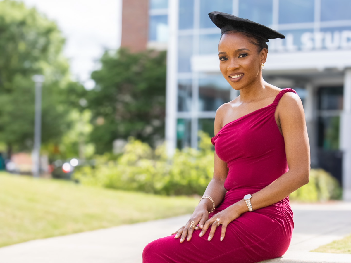 A photo of graduate student Oge Ngwu-Hyacinth.