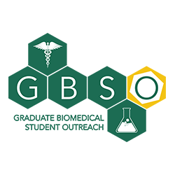 Graduate Biomedical Student Outreach (GBSO) logo.