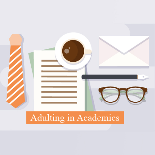 Adulting in Academics Logo