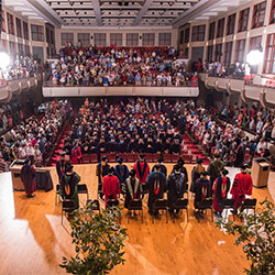 Summer 2017 commencement ceremony.