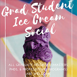 Ice cream social flier.