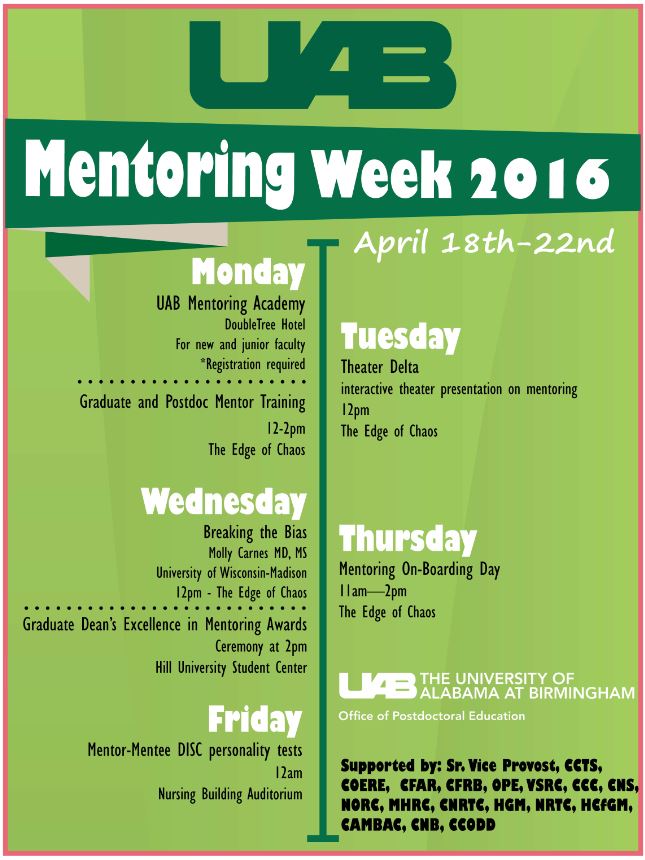 mentoring week 2016 flyer