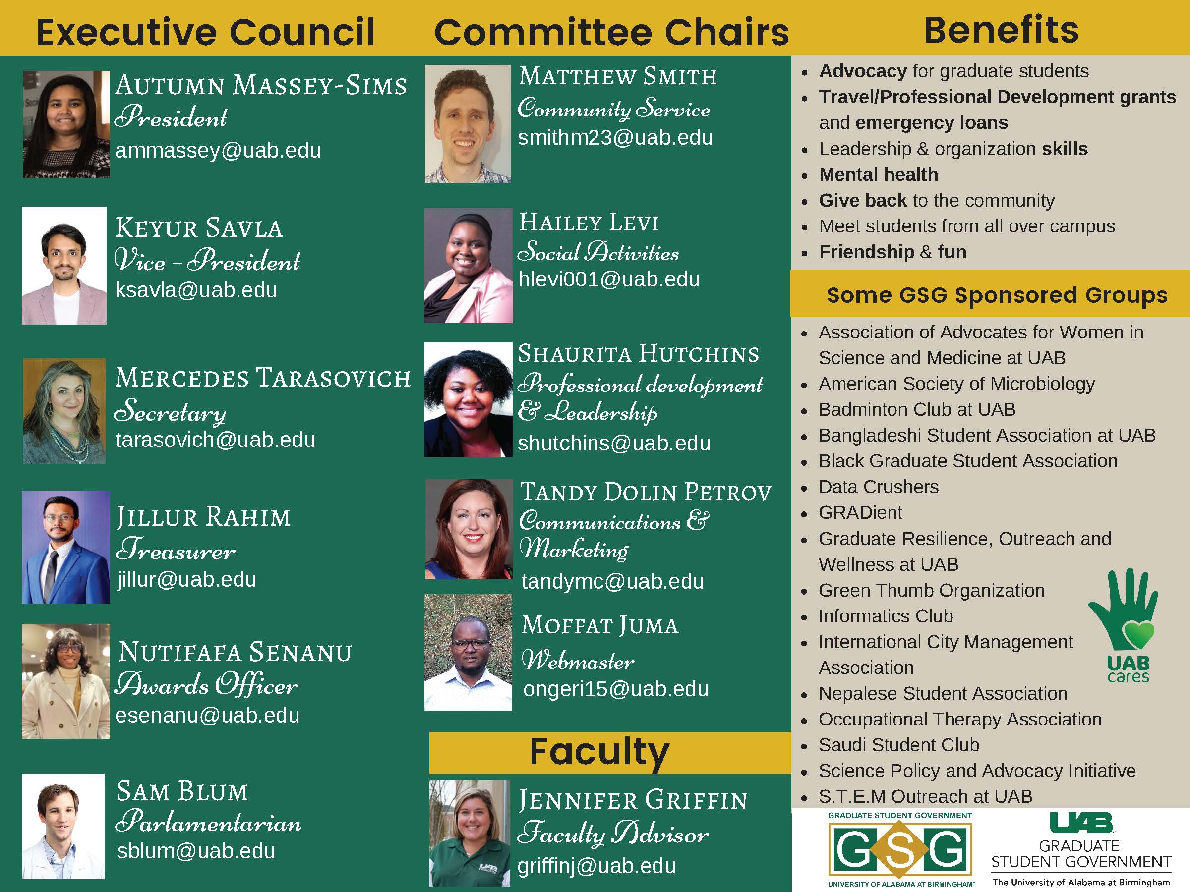Pages from 2022 2023 GSG Exec Committee Trifold Flyer 1