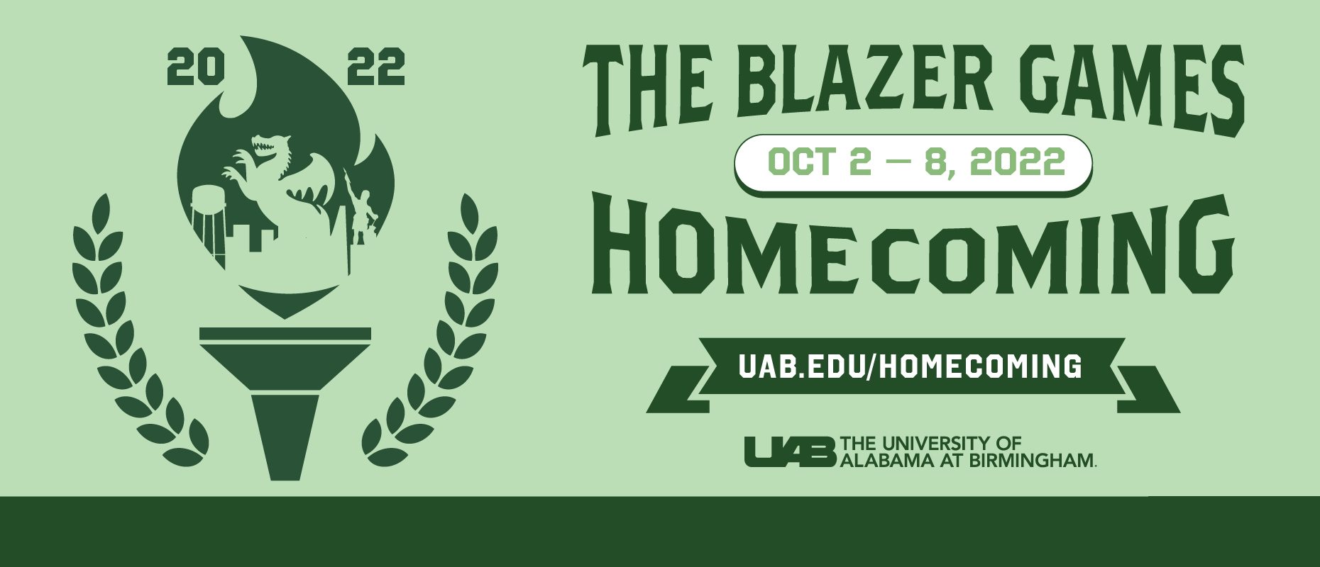 The Blazer Games: Homecoming week October 2-8, 2022