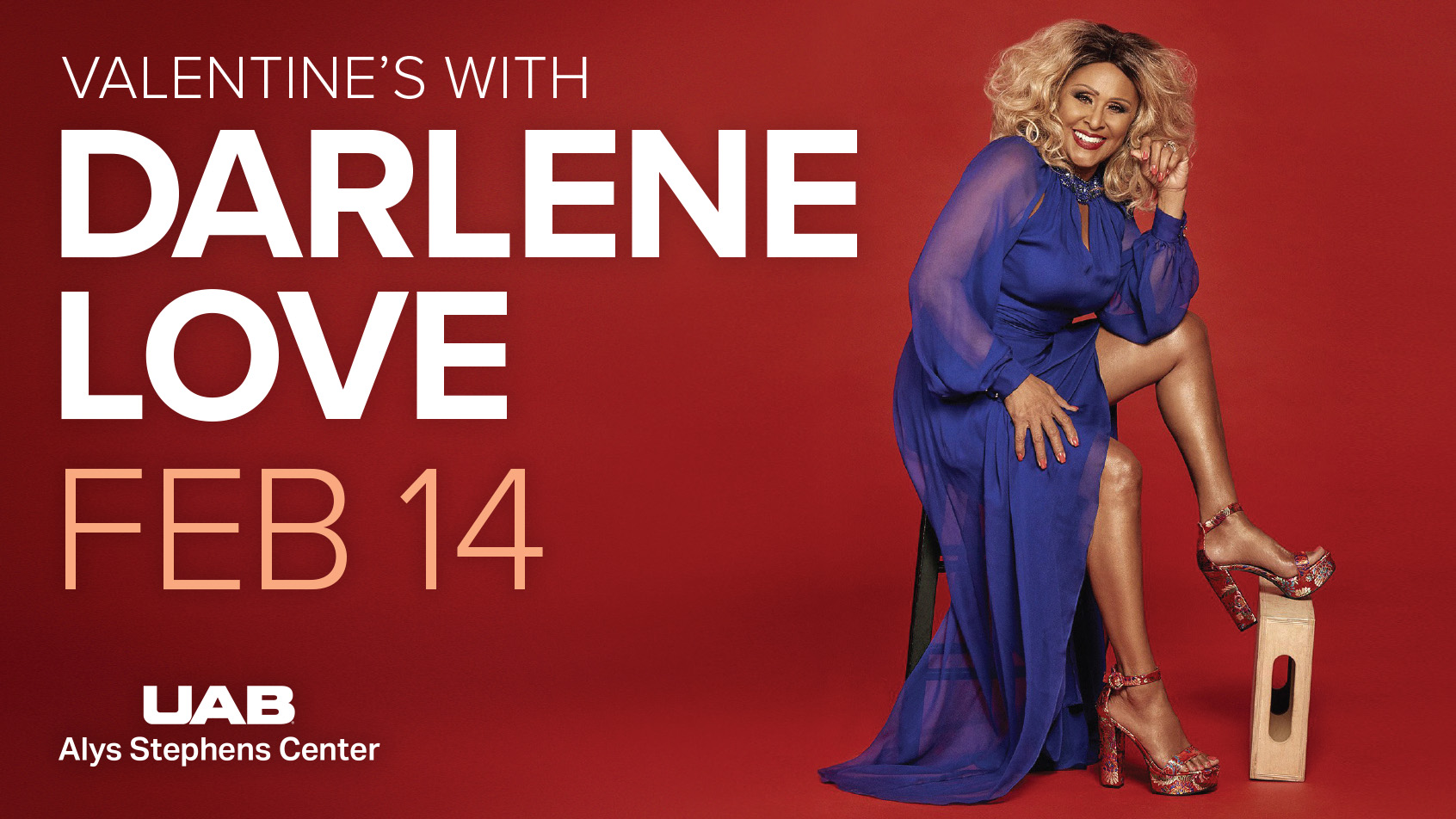 Valentine's Day with Darlene Love, February 14 at UAB's Alys Stephens Center