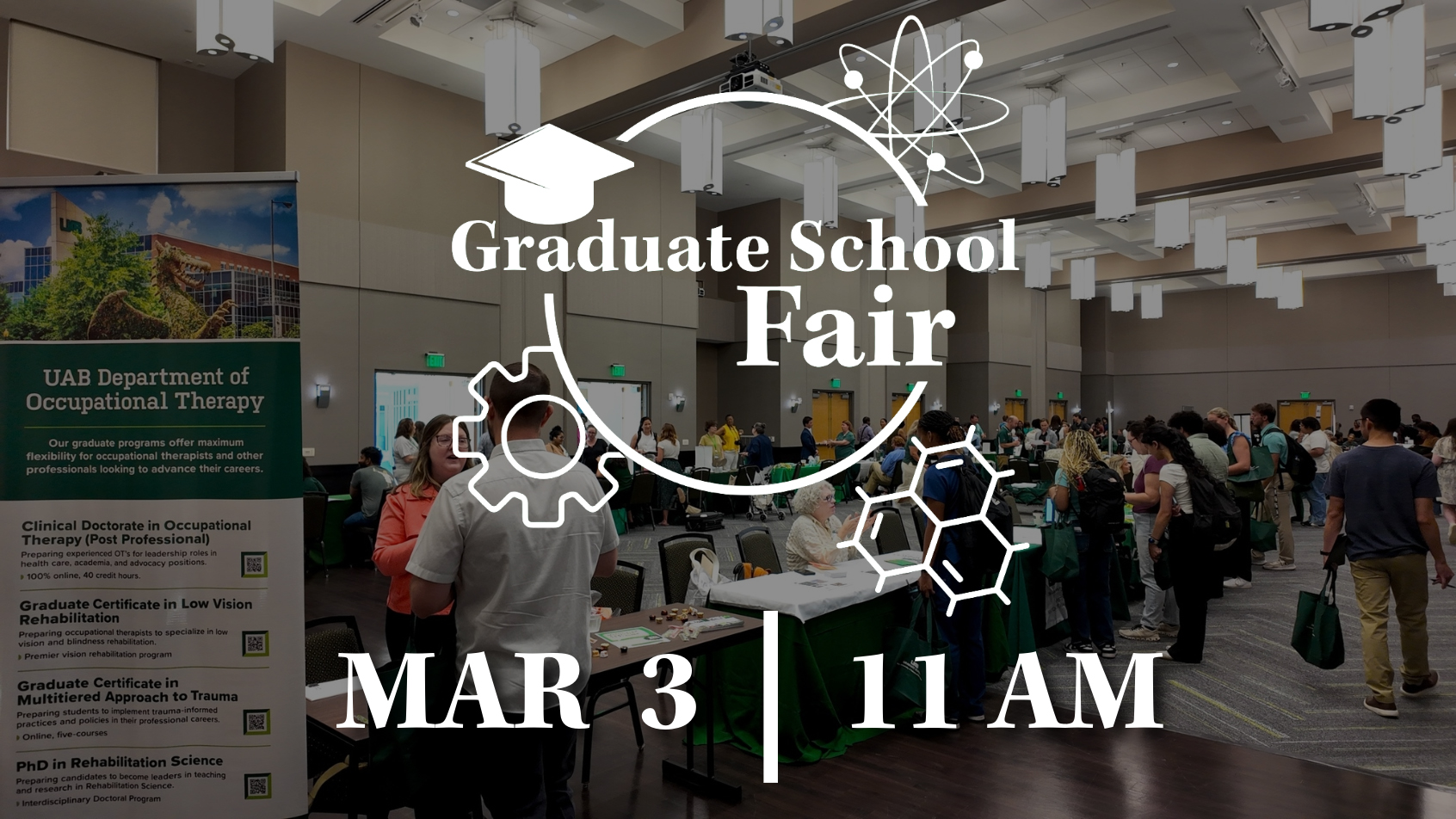 Graduate School Fair: March 3, 11:00am