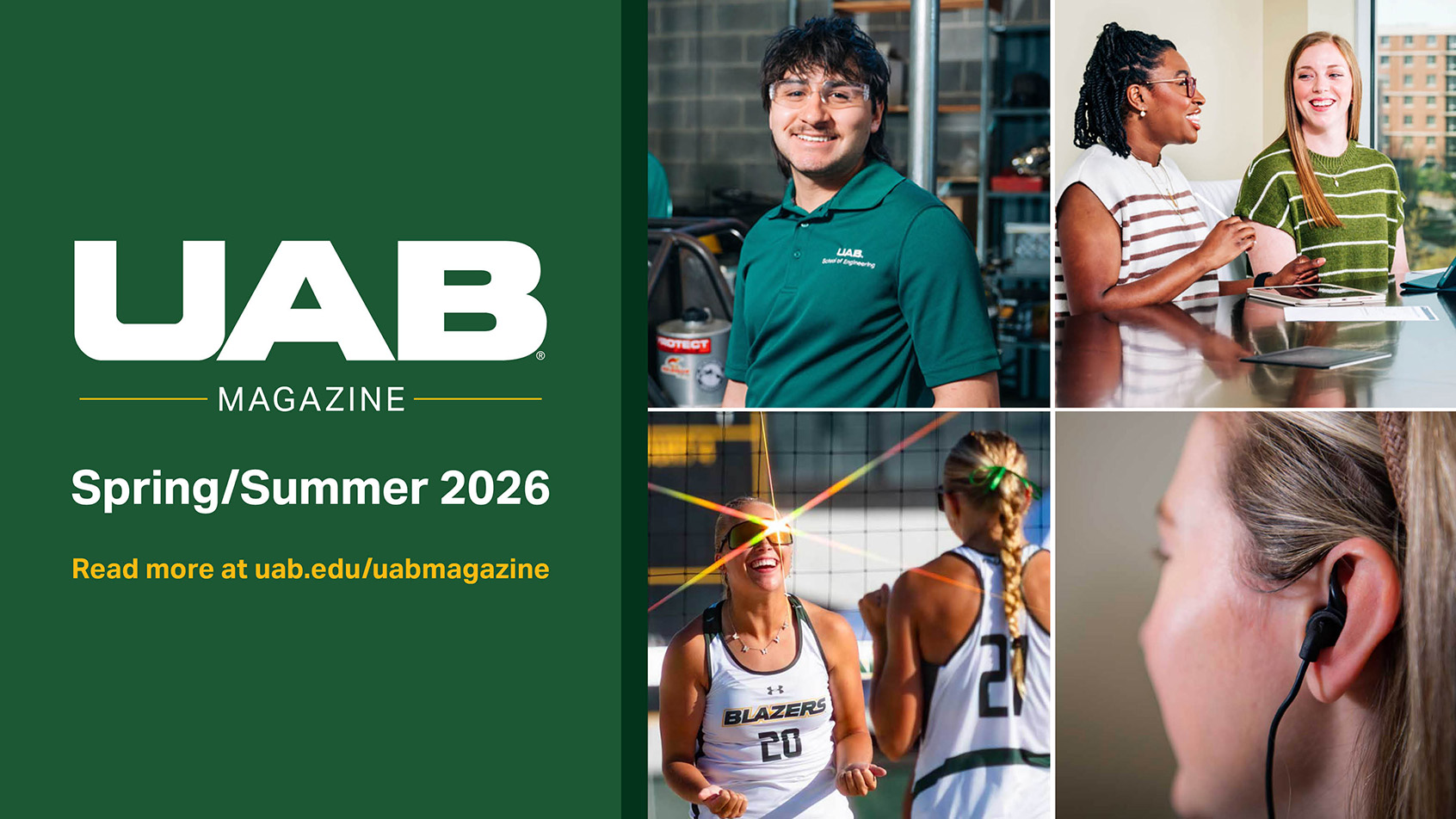 UAB Magazine: Spring / Summer 2026. Read the issue online.