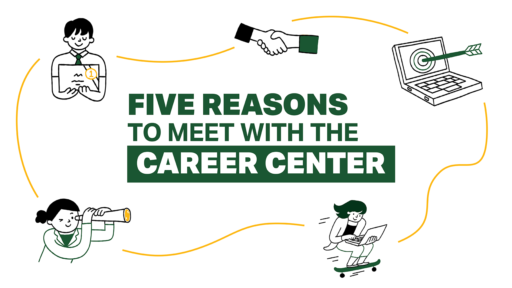Five reasons to meet with the Career Center