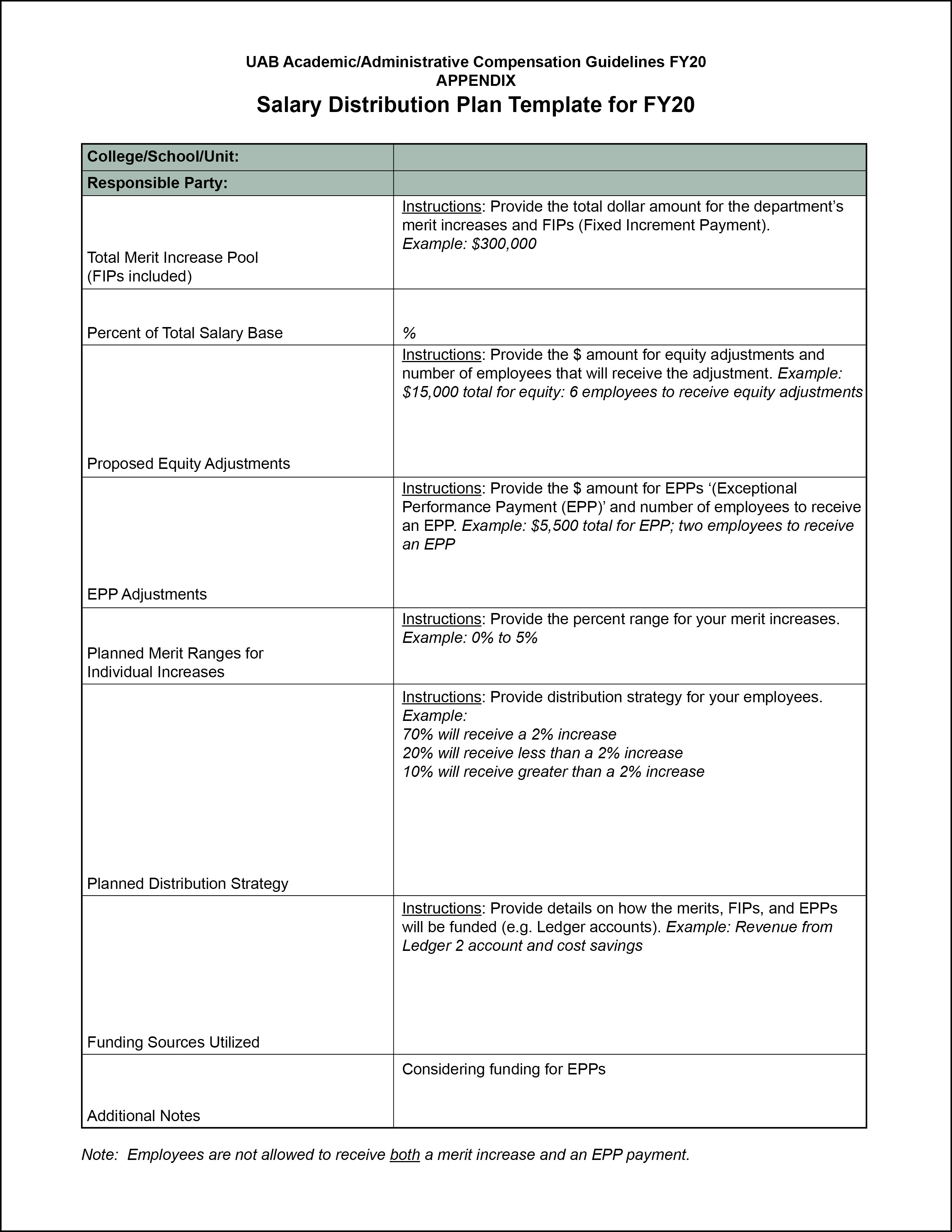 Sample Equity Adjustment Letter