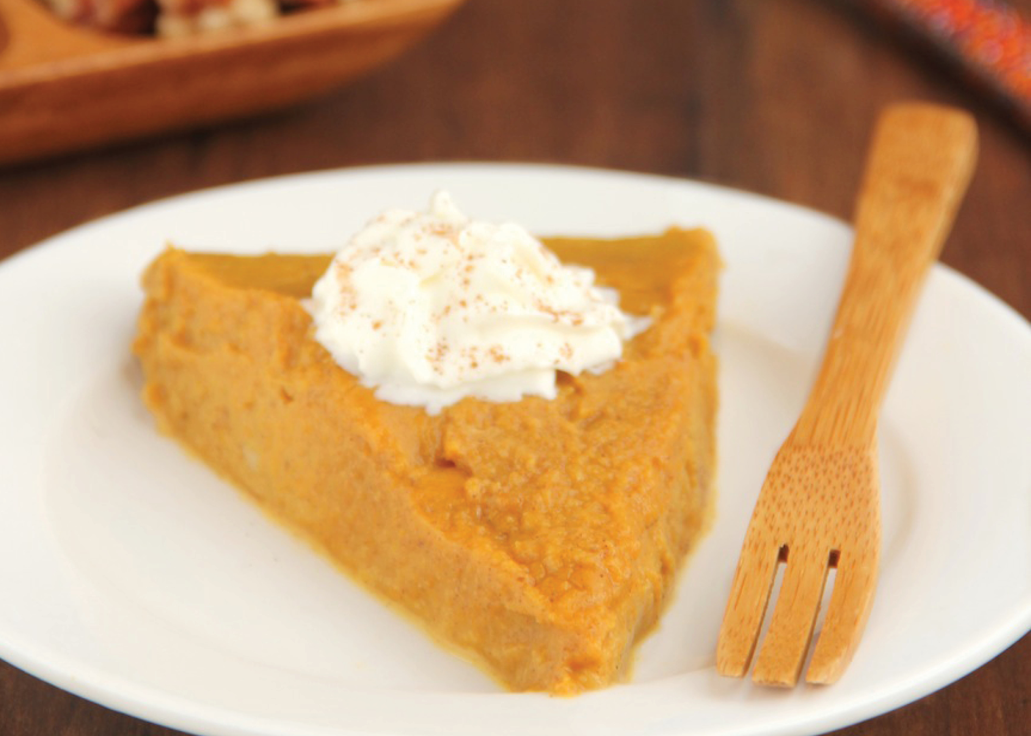 Healthy Holiday Pumpkin Pie