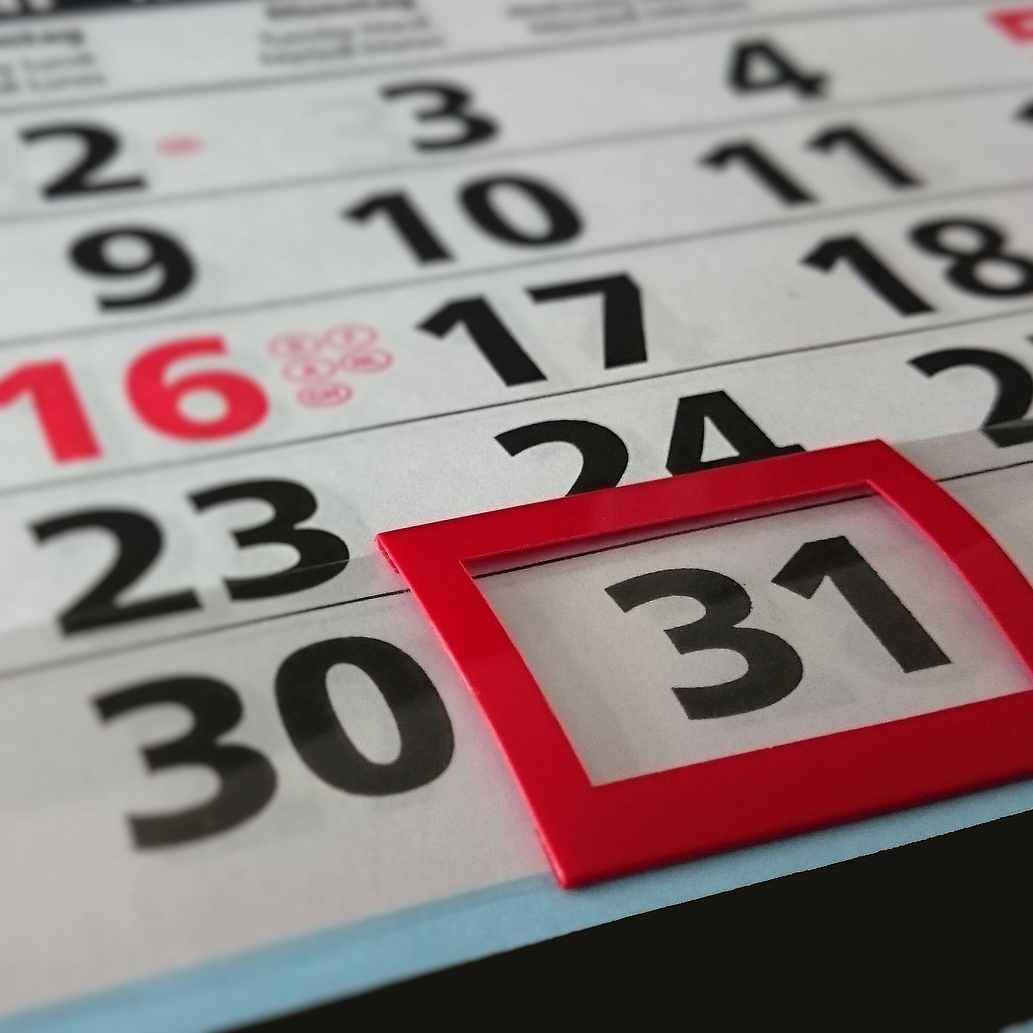 Work-at-home payroll calendar