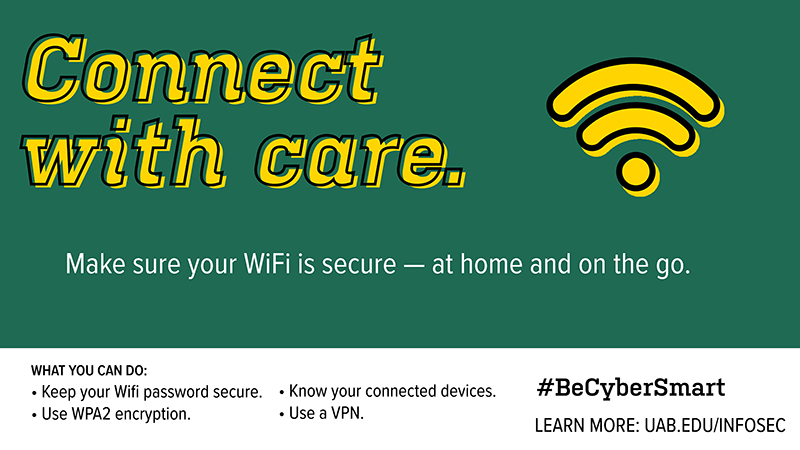 Connect with Care WiFi security graphic