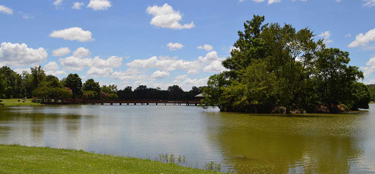 The lake at East Lake park.