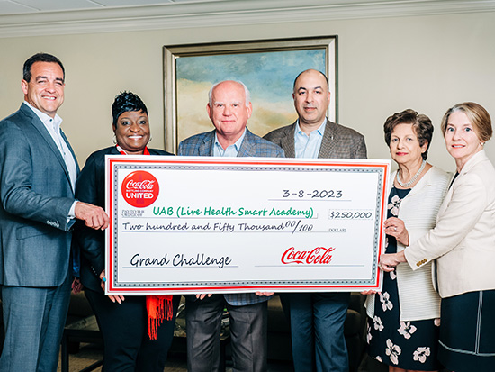 $250,000 gift from Coca-Cola UNITED will help Live HealthSmart Alabama launch community leadership academies