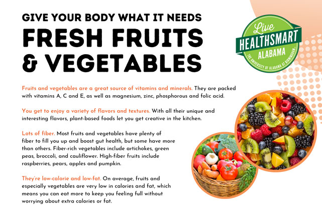 Fact Sheet: Fresh Fruits & Vegetables