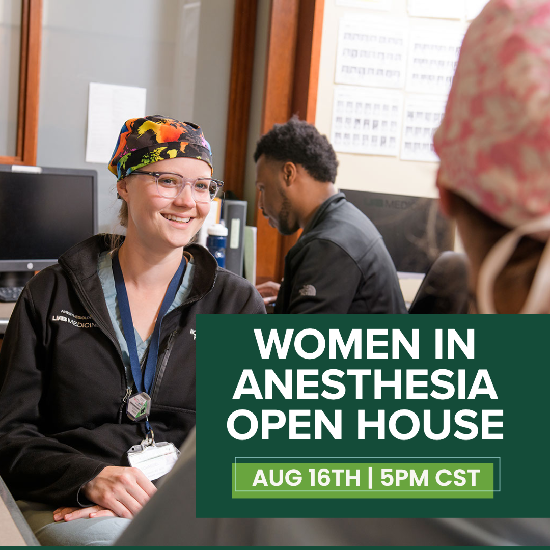 Women in Anesthesia Open House