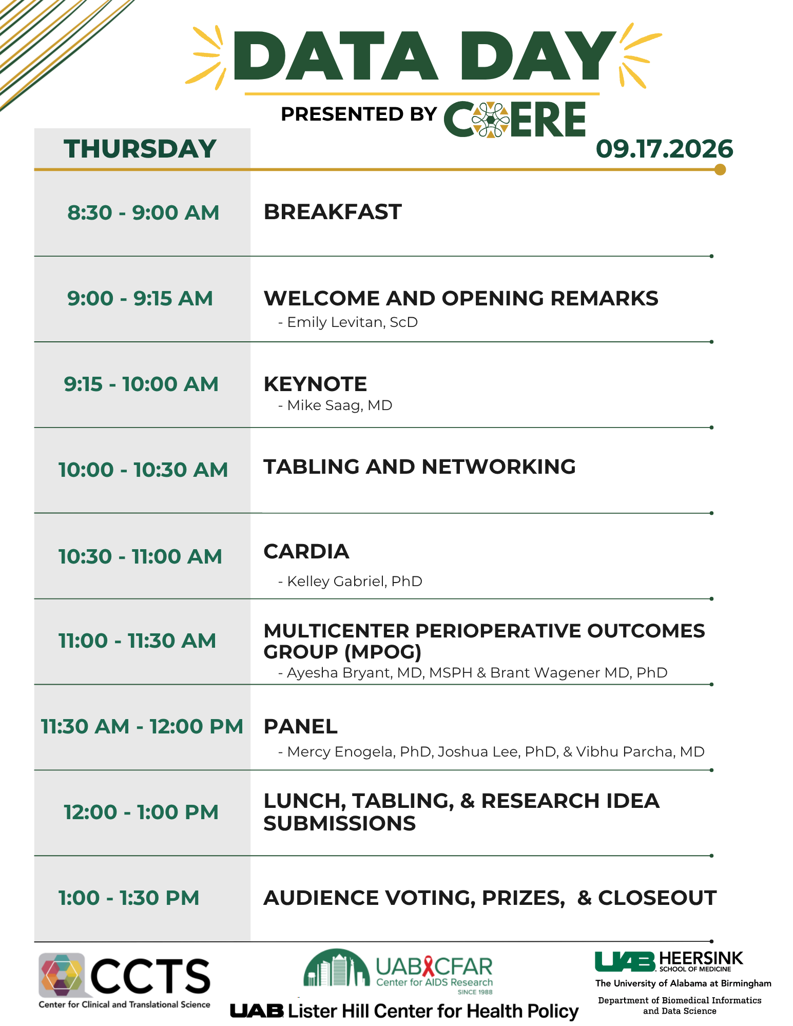 data day 2026 agenda
