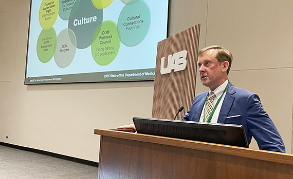 Dr. Dransfield presents State of the Department Address