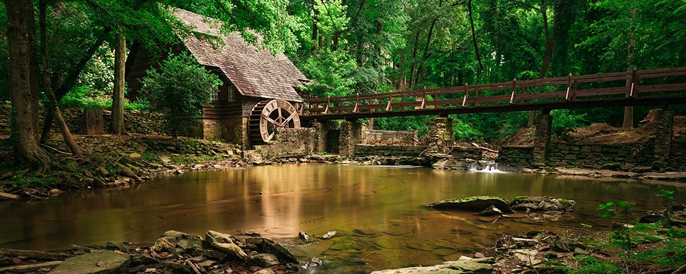 The Old Mill in Mountain Brook, Alabama