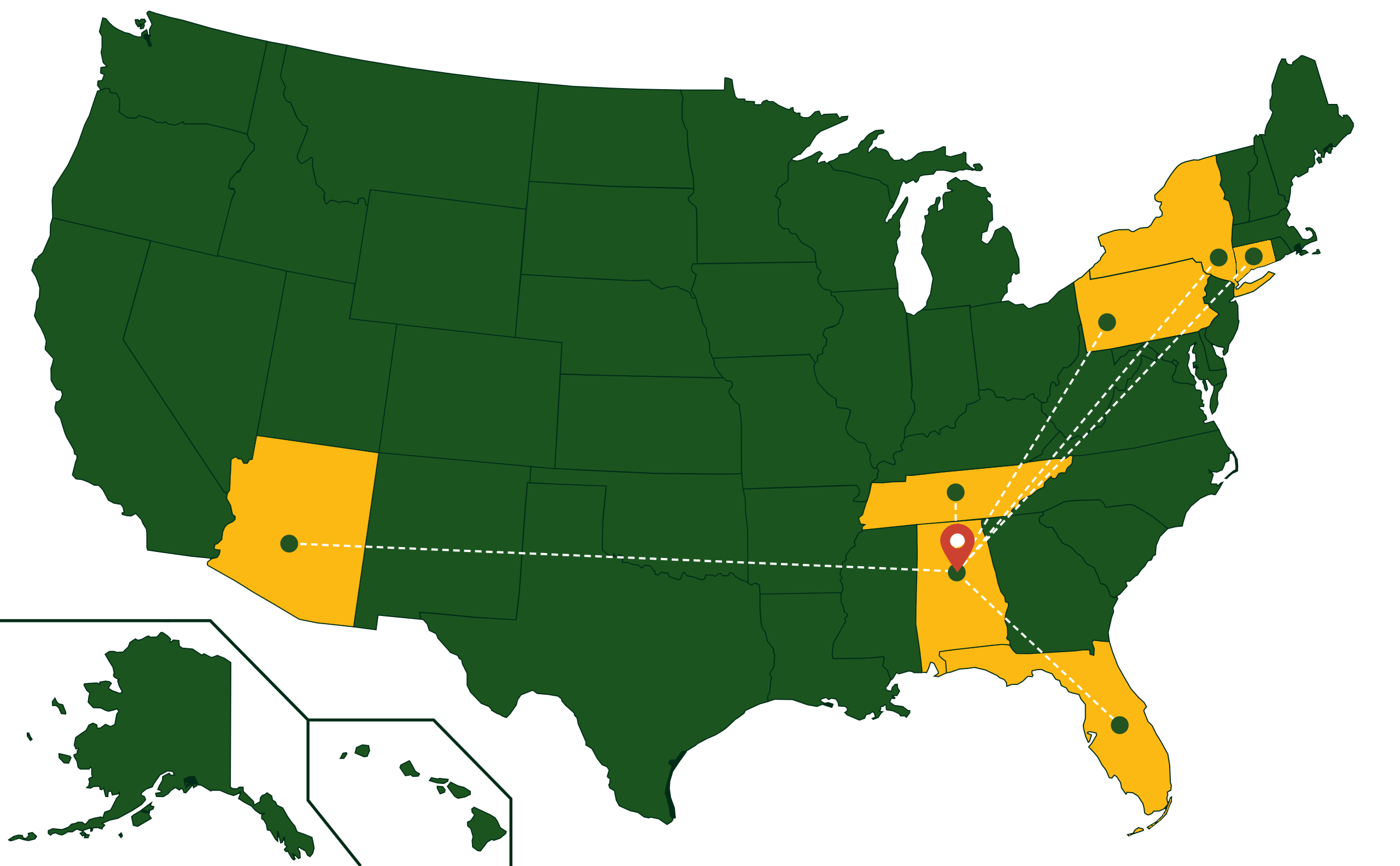 SEM Fellowship Alumni Map 2024
