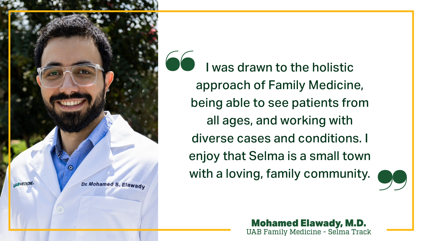 A UAB Family Medicine residency trainee talks about the program