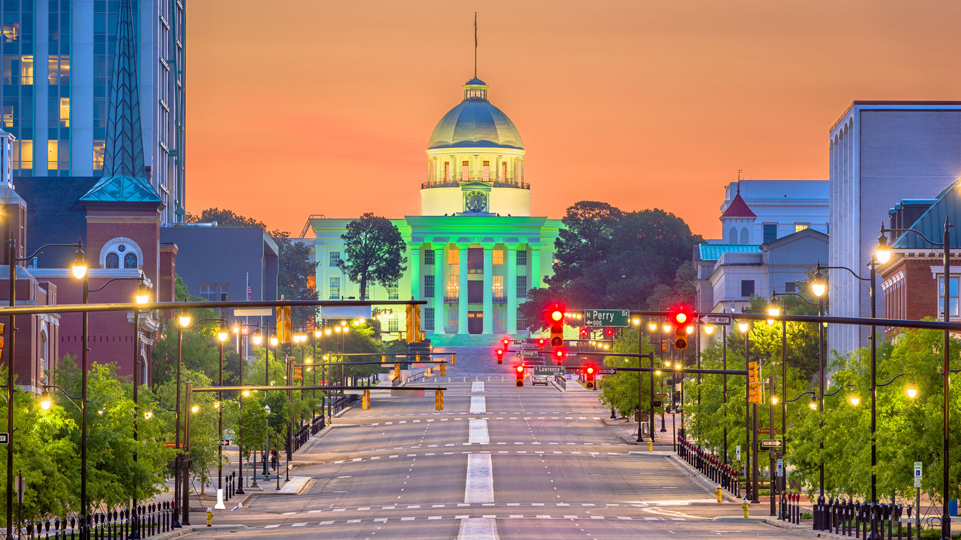 montgomery alabama downtown skyline