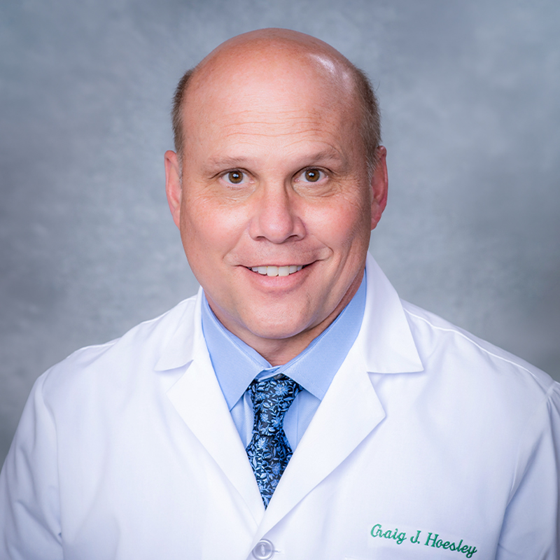headshot of Dr. Hoesley.