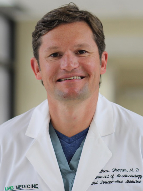 D. Matthew Sherrer, MD, MBA, FASA, FAACD