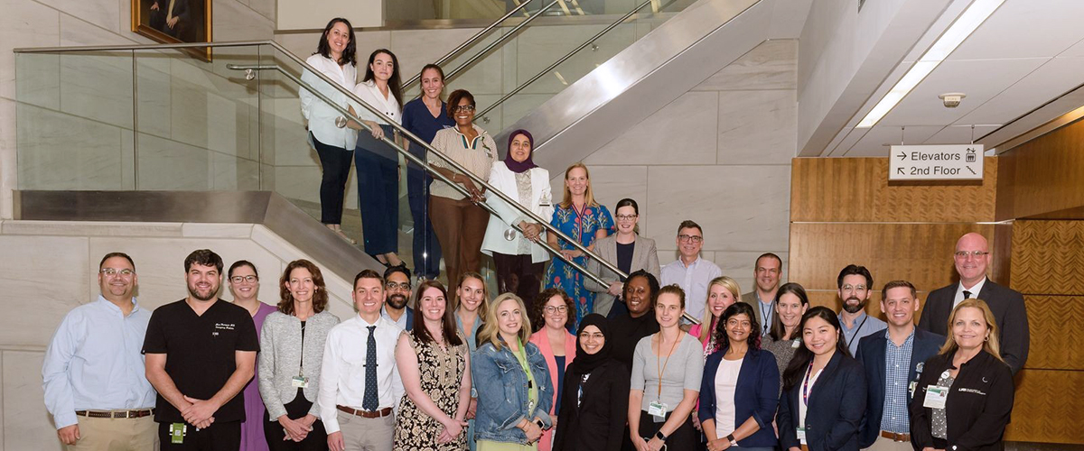 A large group of people, representing the Healthcare Educators Academy.
