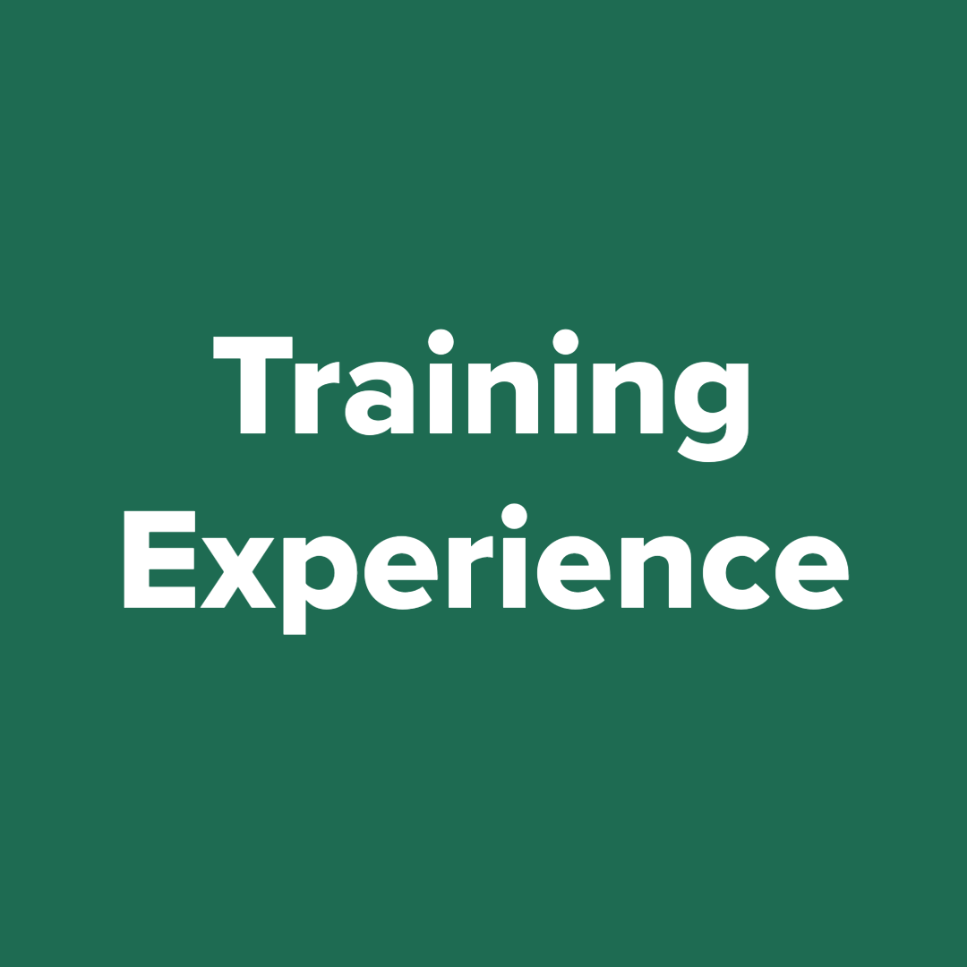 Training Experience