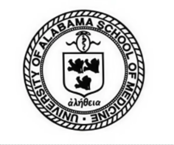 The old seal which reads University of Alabama School of Medicine and the word aletheia