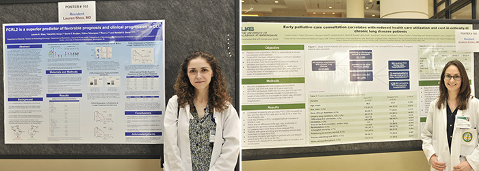 Drs. Lauren Shea and Joanna Zurko present research posters at TRS 2017
