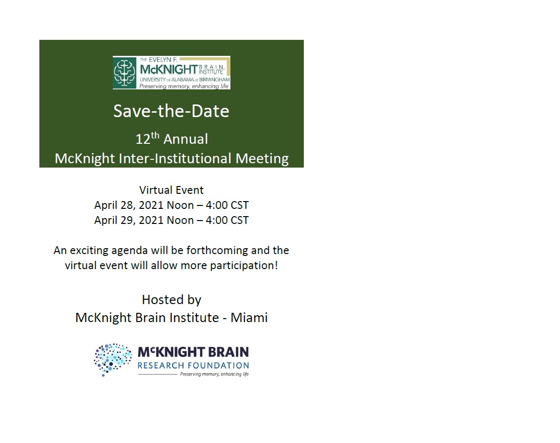 2021 McKnight Inter institutional Meeting STD