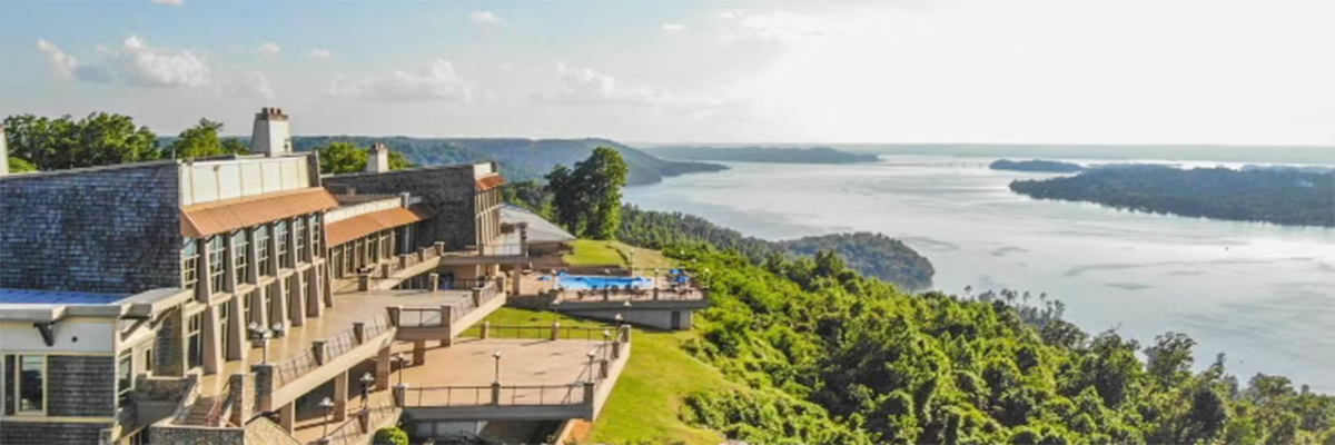 A landscape of Lake Guntersville State Park.