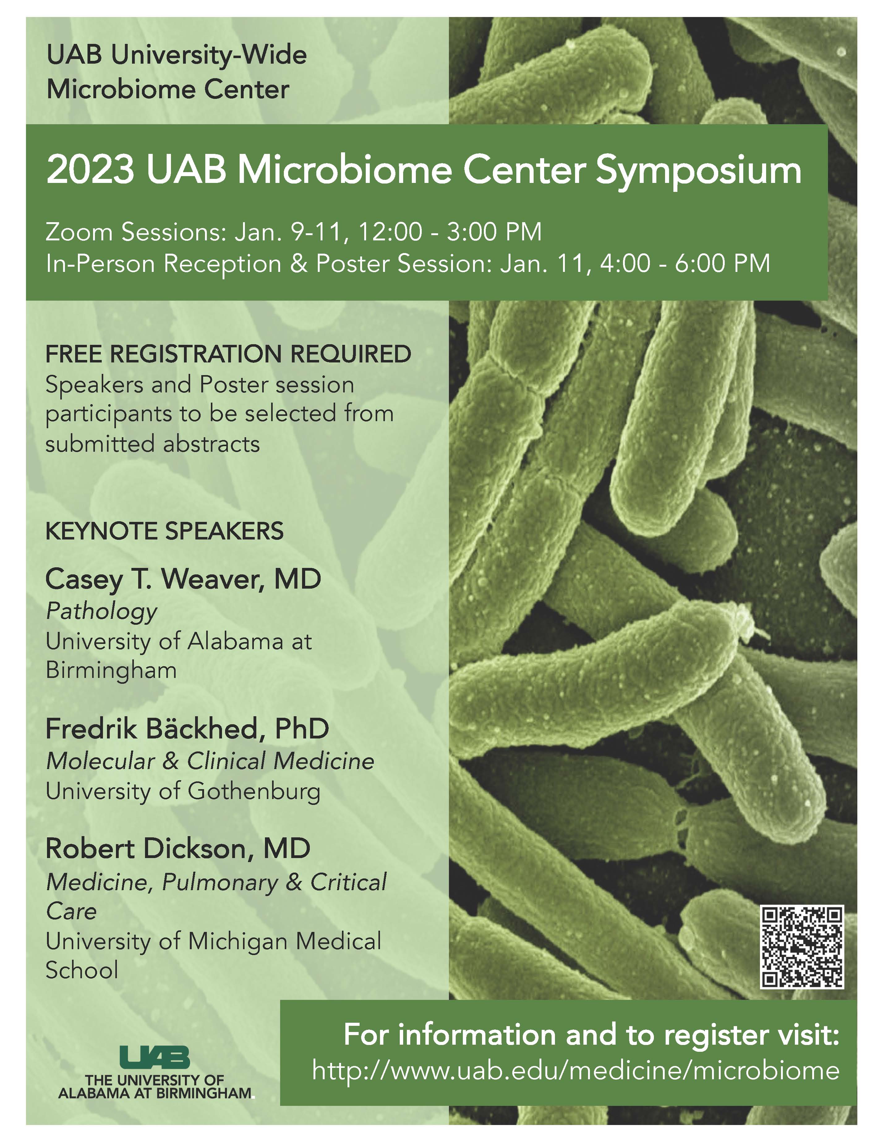 2023 UAB Microbiome Center Flyer