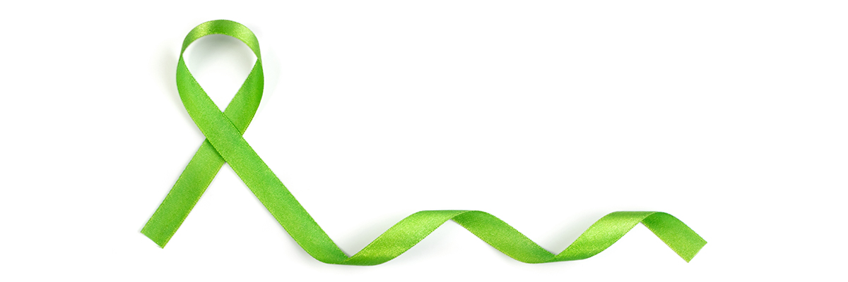 Kidney Disease Green Awareness Ribbon