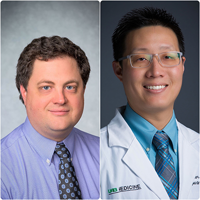 Michael Lyerly, M.D. (left) and Victor Sung, M.D. (right)