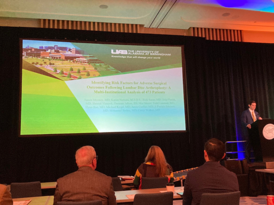 Dr. James Mooney presenting at SNS