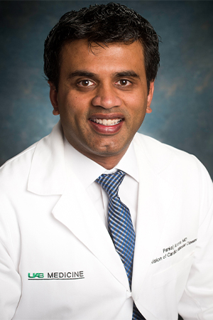 Head shot of Dr. Pankaj Arora, MD (Fellow, Cardiovascular Disease) in white medical coat, 2016.