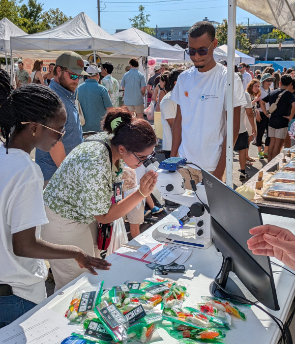 Members of SPAN group at the Pepper Place Market