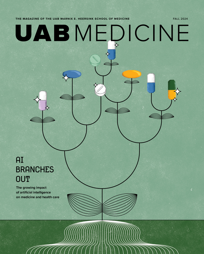 Cover for the Fall 2024 issue of the UAB Medicine Magazine