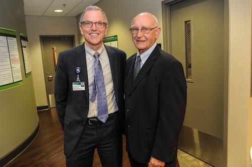 Guests enjoy socializing and celebrating the announcement of two new endowments at the UAB School of Medicine Monday, April 8, 2019 in Huntsville, Ala. (Eric Schultz / Rocket City Photo)