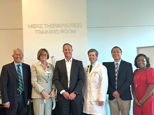 UAB Department of Physical Medicine and Rehabilitation welcomes Merz Therapeutics for its training room ribbon cutting ceremony at the new Rehabilitation Pavilion 