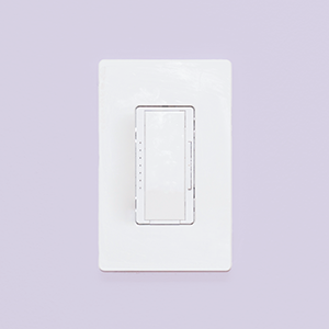 white smart light switch