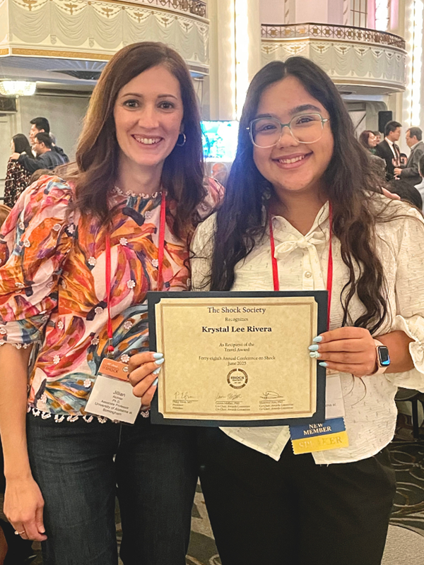 Dr. Jillian Richter and Krystal Rivera