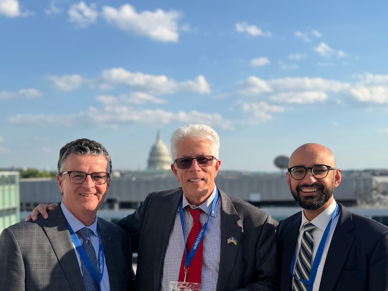 Drs. Jeffrey Kerby, John Holcomb, and Zain Hashmi.