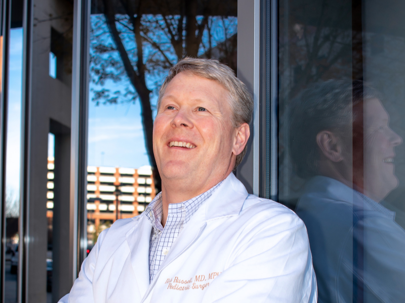 From birth defects to traumatic injury: Pediatric surgeon Dr. Robert Russell cares for the smallest patients