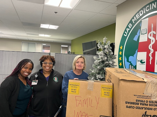 UAB Division of Trauma & Acute Care Surgery support community through clothing and supply drive