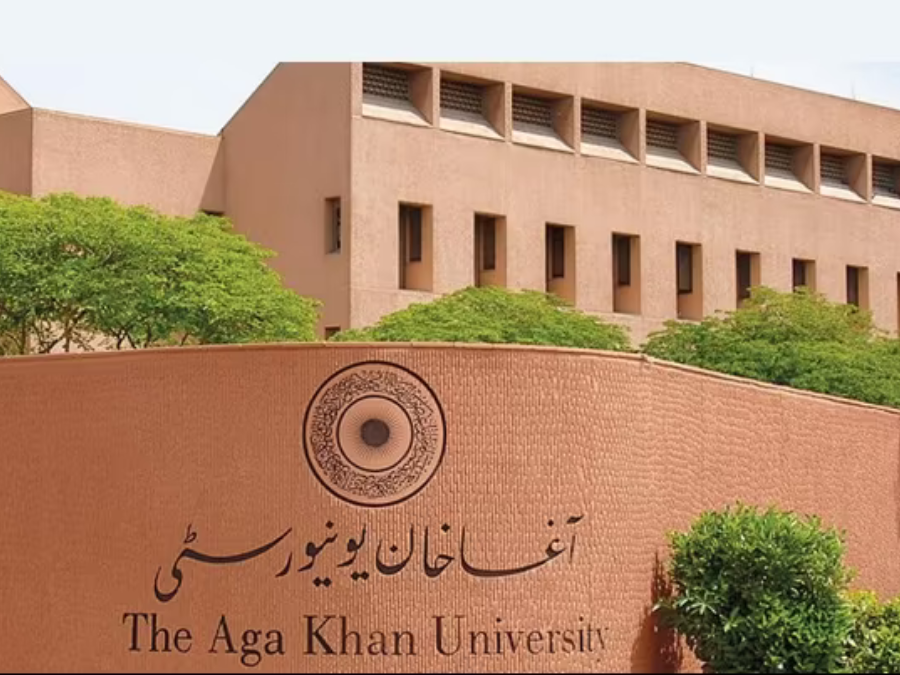 Aga Khan University in Pakistan.